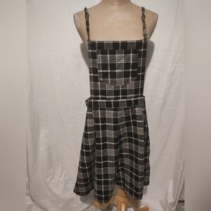 NWOT Dangerfield AUS 14/US 8-10 plaid jumper skirtall